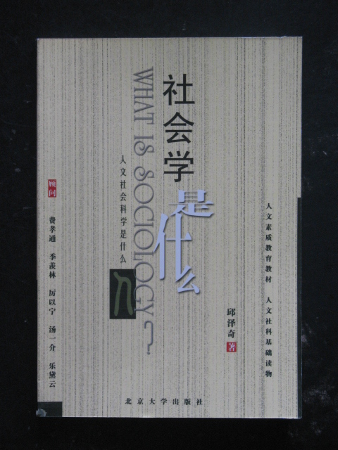 社会学是什么(邱泽奇.北京大学2002年版2003