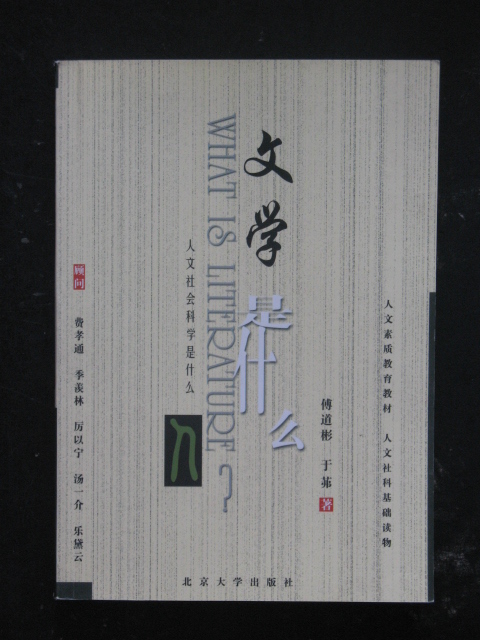 文学是什么(傅道彬.北京大学2002年版.原价18